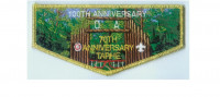 Tarhe 70th Anniversary flap (84981 v-1) Tecumseh Council #439