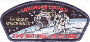 Patch Scan of Longhorn Council 2017 National Jamboree 1st Scout Space Walk