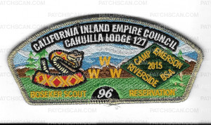 Patch Scan of California Inland Empire Council - Cahuilla lodge CSP