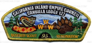 Patch Scan of California Inland Empire Council - CSP Boseker Scout Reservation