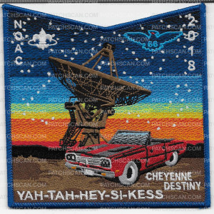 Patch Scan of NOAC Yah-Tah-Hey-Si-Kess Cheyenne Destiny - pocket patch
