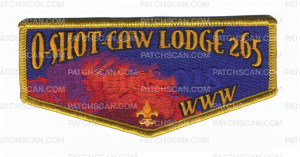 Patch Scan of O-Shot-Caw Lodge 265 NOAC 2018 flap