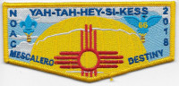 Yah-Tah-Hey-Si-Kess Mescalero Destiny - pocket patch Great Southwest Council #412
