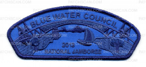Patch Scan of Blue Water Council- Blue Ghosted- 210291