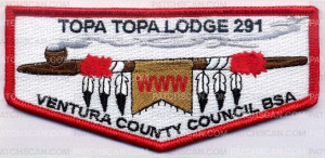 Patch Scan of Topa Topa Lodge 291 WWW Pocket Flap