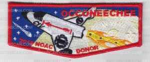 Patch Scan of 2018 NOAC L.E.D Lights Flap -RED