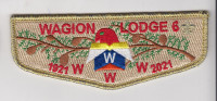 Wagion Lodge 6 OA Flap 1921-2021 Westmoreland-Fayette Council #512