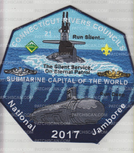 Patch Scan of CRC National Jamboree 2017 Back Patch #21