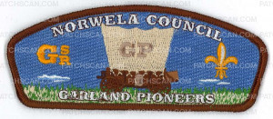 Patch Scan of X166482B GARLAND PIONEERS (csp)
