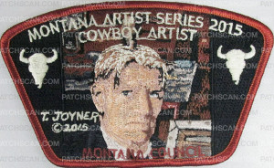 Patch Scan of P24119 Montana Artist Series 2015 Charlie Russell csp