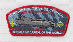 Patch Scan of CRC National Jamboree 2017 Nathan Hale #2