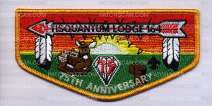 Patch Scan of Tisquantum Lodge 164- Orange 