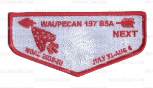 Patch Scan of Waupecan 197 BSA NOAC 2018