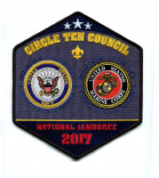 Circle Ten Council- 2017 National Scout Jamboree- Center (Navy/Marines)  Circle Ten Council #571