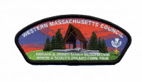 Where A Scout's Dreams Come True (WMC) Black Border Western Massachusetts Council #234