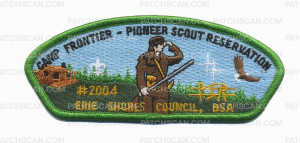 Patch Scan of Camp Frontier Pioneer Scout Reservation Center - CSP - Consecutively Numbered