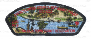Patch Scan of French Creek Council 50th Anniversary - Chief Kiondashwa District