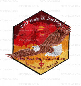 Patch Scan of 2017 National Jamboree - Yocona Area Council - Center