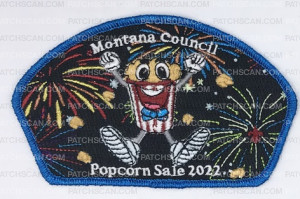 Patch Scan of Montana council popcorn csp 2022 