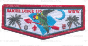 Patch Scan of Santee Lodge 116 Flap