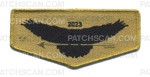 Patch Scan of Colonneh Lodge 137- 2023 OA Flap- Gold