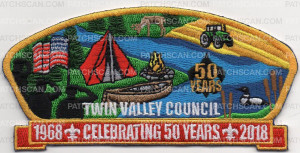Patch Scan of TWIN VALLEY COUNCIL 50 YEARS