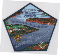 Hudson Valley 2017 Jamboree Center Emblem Hudson Valley Council #374