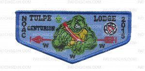 Patch Scan of AR0149A-A - Blue NOAC Turtle Flap
