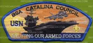 Patch Scan of BSA Catalina Council- Saluting Our Armed Forces