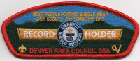 RECORD HOLDER CSP Greater Colorado Council #61 formerly Denver Area Council
