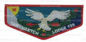 Patch Scan of Tah-Heetch Lodge 195 WWW Flap