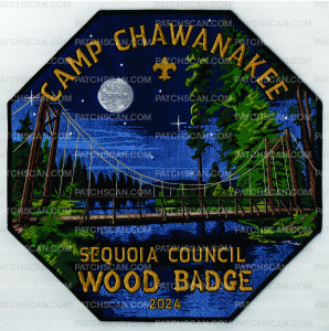 Patch Scan of Wood Badge 2024 Center Piece (PO 101578)