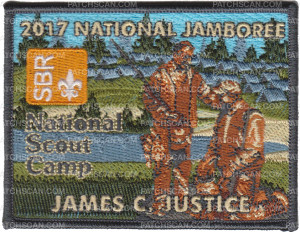 Patch Scan of 2017 National Jamboree James C. Justice National Scout Camp SBR