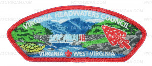 Patch Scan of Virginia Headwaters Council Waterfall  CSP (Gold) 