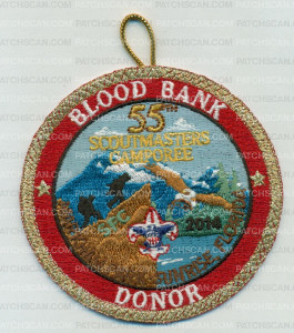 Patch Scan of SFC SCOUTMASTERS BLOOD DONOR DANGLE
