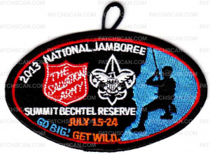 Patch Scan of TB 214101 Salvation Army 2013 Jamboree