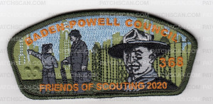 Patch Scan of Friends of Scouting 2020