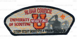Patch Scan of Aloha Council CSP (UOS) Gilwell Set 