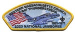 2023 NSJ Western Mass F-84F Thunderstreak (Yellow)  Western Massachusetts Council #234