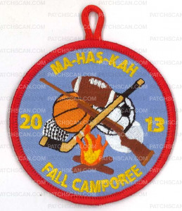 Patch Scan of X170119A MA-HAS-KAH FALL CAMPOREE 2013