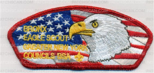 Patch Scan of Bronx Eagle Scout CSP