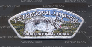 Patch Scan of Greater Wyoming Council 2017 National Jamboree Wolf JSP