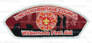 Patch Scan of Wilderness First Aid CSP (LHC) White Border