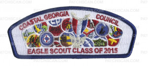 Patch Scan of eagle scout class of 2015