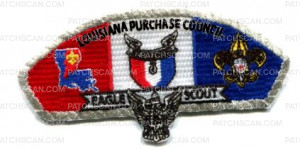 Patch Scan of Eagle Scout Louisiana Purchase Council CSP