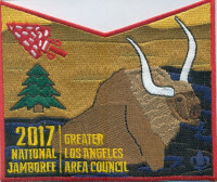 GLAAC Buffalo pocket patch 2017 National Jamboree  Greater Los Angeles Area Council #33