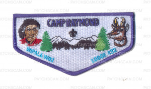Patch Scan of Wipala Wiki Lodge 432 Camp Raymond Flap