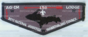 Patch Scan of AG-IM LODGE JAMBOREE FLAP