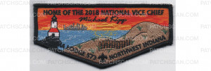 Patch Scan of National Vice Chief Flap Black Border (PO 87699)