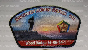 Patch Scan of SW FLORIDA COUNCIL WOODBADGE 2014